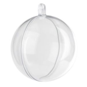 www.houseofadorn.com - Plastic Clear Empty Ball for Filling & Hanging