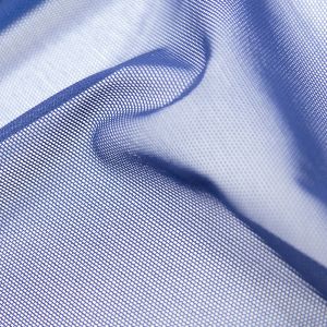www.houseofadorn.com - Italian Mesh Polyester 4 Way Stretch Fabric W150cm - Extra Fine Alicante Net Plain (Price per 1m) - Royal Blue