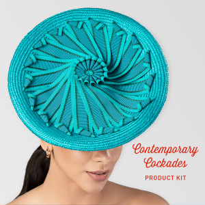 www.houseofadorn.com - Product Kit - Millinery Materials for Hat Academy CONTEMPORARY COCKADES DELUXE COURSE Bundle (COMPLETE KIT)