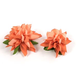 www.houseofadorn.com - Flower Budding Chrysanthemums 6/8cm Style 7672 (Price per pair) - Peaches