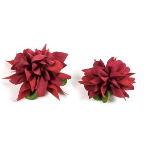www.houseofadorn.com - Flower Budding Chrysanthemums 6/8cm Style 7672 (Price per pair) - Reds