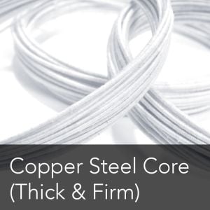 www.houseofadorn.com - Cotton Covered Copper Steel Wire for Millinery Craft (Thick & Firm)
