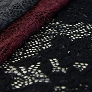 www.houseofadorn.com - Mesh Polyester 4 Way Stretch Fabric 150cm Style 8576 - Floral Honeycomb Stretch Lace (Price per 1m)