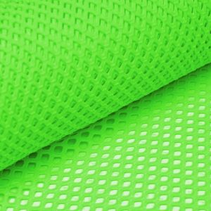 www.houseofadorn.com - Mesh Nylon 4 Way Stretch Fabric W137cm - Large Hole Fishnet (Price per 1m) - Fluro Green