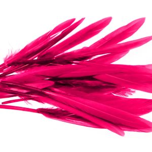 www.houseofadorn.com - Feather Goose Pointers - Small - Fuchsia (Pack of 24)