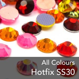 www.houseofadorn.com - 2Adorn Classic Crystals - Hotfix Diamantes - SS30 (Price per ¼ gross)