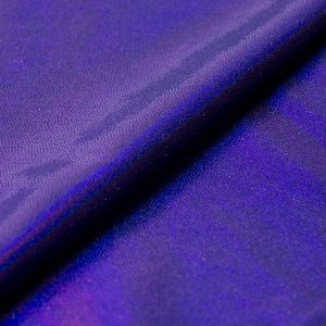 www.houseofadorn.com - Spandex Nylon Lycra 4 Way Stretch Fabric W150cm/200gsm - Fog/Mystique Hologram Starlet (Price per 1m) - Purple on Navy