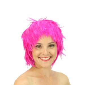 www.houseofadorn.com - Wigs Feather Hackle Wig
