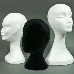 www.houseofadorn.com - Mannequin Foam Heads