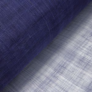 www.houseofadorn.com - Sinamay Straw Fabric - Standard Weave 36&quot;/91cm (Price per 1m) - Cobalt Blue