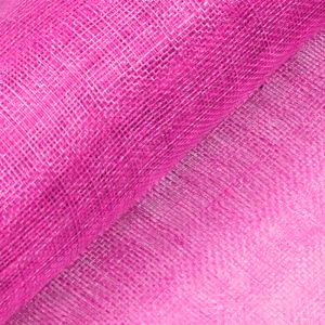 www.houseofadorn.com - Sinamay Straw Fabric - Standard Weave 36&quot;/91cm (Price per 1m) - Hot Pink
