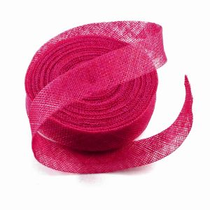 www.houseofadorn.com - Sinamay Bias Binding/Ribbon 3cm (Price per 1.5m) - Hot Pink