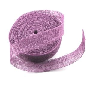 www.houseofadorn.com - Sinamay Bias Binding/Ribbon 3cm (Price per 1.5m) - Lavender Purple