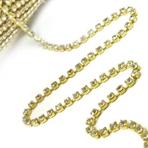 www.houseofadorn.com - Rhinestone Trim - Diamante Chain SS12 Style 3296 (Price per 1m)