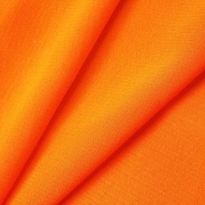 www.houseofadorn.com - Chiffon Polyester Fabric W150cm - Plain (Price per 1m) - Orange