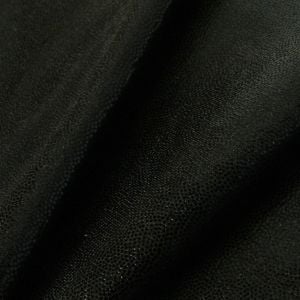 www.houseofadorn.com - Spandex Nylon Lycra 4 Way Stretch Fabric W150cm/190gm - Fog/Mist/Mystique Foil Finish (Price per 1m) - Black