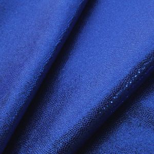 www.houseofadorn.com - Spandex Nylon Lycra 4 Way Stretch Fabric W150cm/190gm - Fog/Mist/Mystique Foil Finish (Price per 1m) - Cobalt Blue