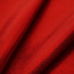 www.houseofadorn.com - Spandex Nylon Lycra 4 Way Stretch Fabric W150cm/190gm - Fog/Mist/Mystique Foil Finish (Price per 1m) - Red (Limited)