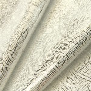 www.houseofadorn.com - Spandex Nylon Lycra 4 Way Stretch Fabric W150cm/190gm - Fog/Mist/Mystique Foil Finish (Price per 1m) - Silver on White
