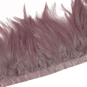 www.houseofadorn.com - Feather Full Hackle on Fringe (Price per 10cm) - Dusty Brown