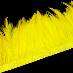www.houseofadorn.com - Feather Full Hackle on Fringe (Price per 10cm) - Yellow