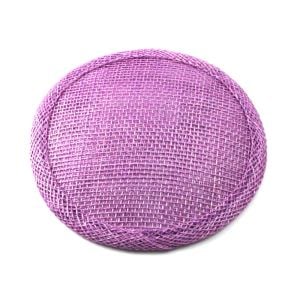 www.houseofadorn.com - Sinamay Circle Base 11cm - Lavender Purple