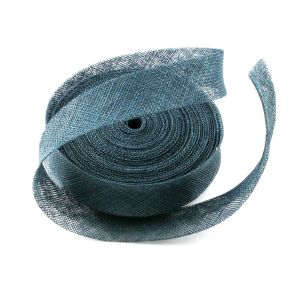 www.houseofadorn.com - Sinamay Bias Binding/Ribbon 3cm (Price per 1.5m) - Teal