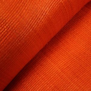 www.houseofadorn.com - Abaca Tinalak Straw Fabric - Plain - 24&quot; / 61cm (Price per 1m) - Orange **SLIGHT FALUTS**