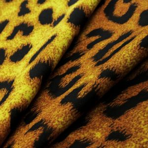 www.houseofadorn.com - Spandex Nylon Lycra 4 Way Stretch Fabric W150cm/190gm - Animal Print (Price per 1m) - Cheetah