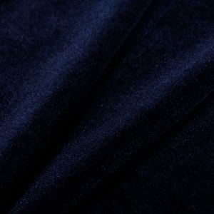 www.houseofadorn.com - Velvet Spandex Lycra 4 Way Stretch Fabric W150cm - Plain (Price per 1m) - Dark Navy Blue