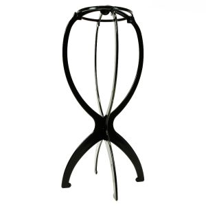 www.houseofadorn.com - Hat Stand for Wig & Fascinator Display (Plastic Collapsible)