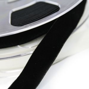 www.houseofadorn.com - Ribbon - Velvet Elasticated Stretch Ribbon 16mm (Price per 1m)