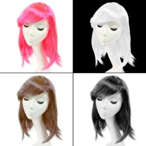 www.houseofadorn.com - Wigs Costume - Women Medium Length Premium Quality