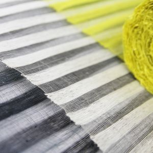 www.houseofadorn.com - Abaca Silk Fabric Long Width 90cm - Striped (Priced per 1m)