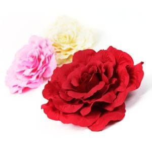 www.houseofadorn.com - Flower Cabbage Rose XXLarge w Clip or Headband