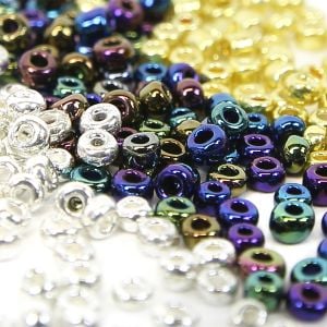 www.houseofadorn.com - Seed Beads - Glass Round Opaque Range Size 12/0 1.9mm (Price per 50g)