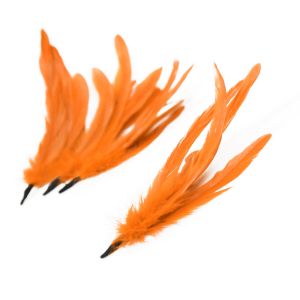 www.houseofadorn.com - Feather Coque Bunch of 6 (15-25cm) - Orange