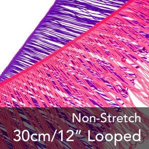 www.houseofadorn.com - Braid Trim - Non-Stretch Sash Tassels Looped Chainette Fringe Style 11903 - 30cm / 12" (Price per 1m)