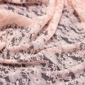 www.houseofadorn.com - Mesh Polyester 4 Way Stretch Fabric W150cm - Floral Anemone Raschel Lace Style 13304 (Price per 1m)