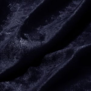 www.houseofadorn.com - Velvet Spandex Lycra 2 Way Stretch Fabric W150cm - Panne/Crushed Velvet (Price per 1m) - Navy
