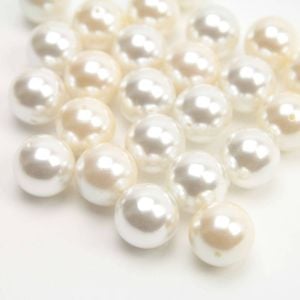 www.houseofadorn.com - Round Beads - Premium Japanese Imitation Pearls (Pack of 12)
