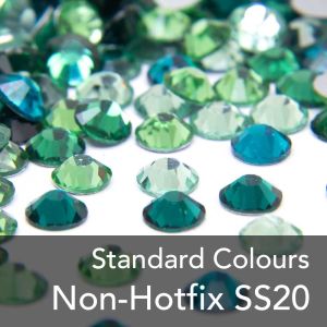 www.houseofadorn.com - 2Adorn Classic Crystals - Non-Hotfix Diamantes - Standard Range SS20 (Price per gross)