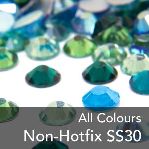 www.houseofadorn.com - 2Adorn Classic Crystals - Non-Hotfix Diamantes - SS30 (Price per ¼ gross)