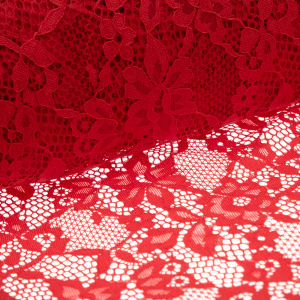 www.houseofadorn.com - Mesh Polyester 4 Way Stretch Fabric W150cm - Floral Honeycomb Raschel Lace Style 12799 (Price per 1m)