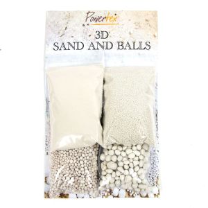 www.houseofadorn.com - Powertex - 3D Sand and Balls Mixed Media Material