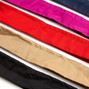 www.houseofadorn.com - Hat Sweatbands - Satin with Adjustable Elastic Ties