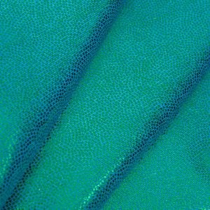 www.houseofadorn.com - Spandex Nylon Lycra 4 Way Stretch Fabric W150cm/190gm - Fog/Mist/Mystique Foil Finish (Price per 1m) - Jade on Turquoise