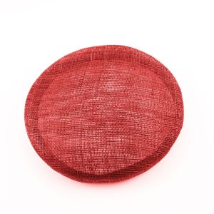 www.houseofadorn.com - Sinamay Button Hat - Red