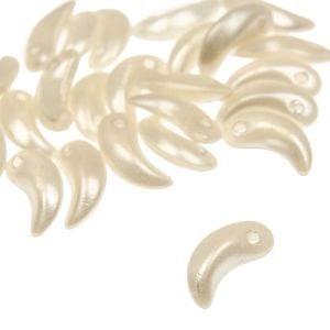www.houseofadorn.com - Pearl Bead - Tiger Tooth Pendant Imitation Pearl 11x5mm (Pack of 24)