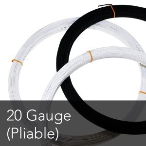 www.houseofadorn.com - Cotton Covered Wire for Millinery Craft - 20 Gauge (Pliable)